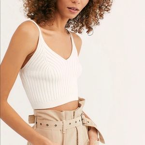 Free People Corset Detail Swit Cami